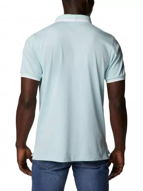 tricou cu guler pt. barbati Columbia Cove Dome Butte Solid Pique Polo verde 3