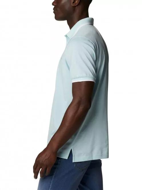 tricou cu guler pt. barbati Columbia Cove Dome Butte Solid Pique Polo verde 4