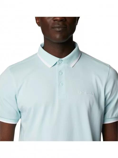 tricou cu guler pt. barbati Columbia Cove Dome Butte Solid Pique Polo verde 5