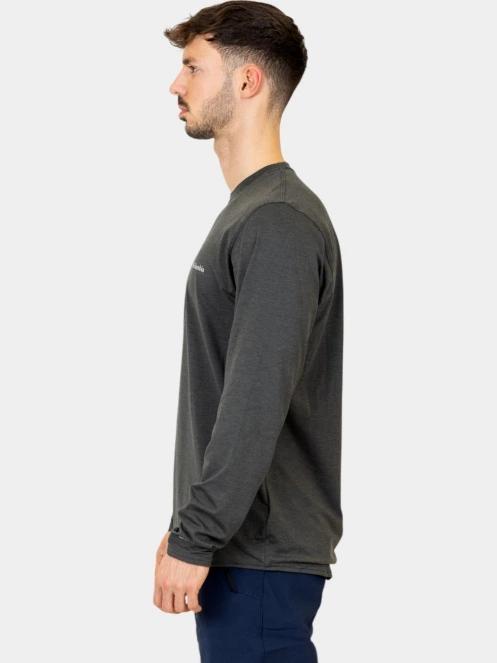 tricou cu maneci lungi, pentru sport pt. barbati Columbia Tech Trail Long Sleeve Crew II gri 3