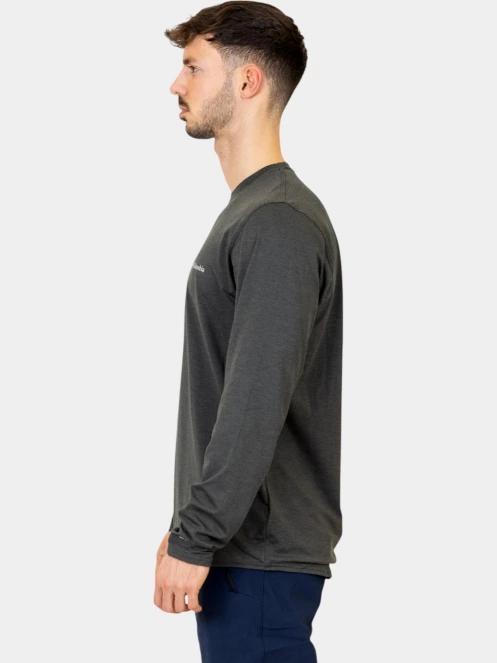 tricou cu maneci lungi, pentru sport pt. barbati Columbia Tech Trail Long Sleeve Crew II gri 3