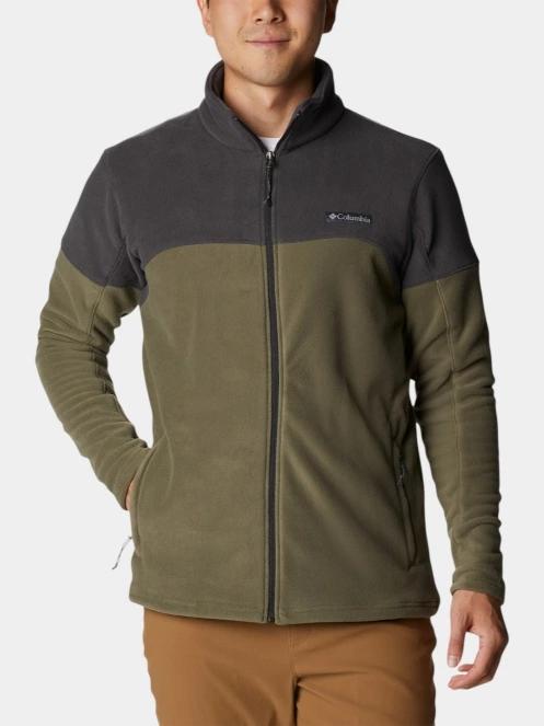 pulover polar pt. barbati Columbia Basin Trail III Full Zip verde 2