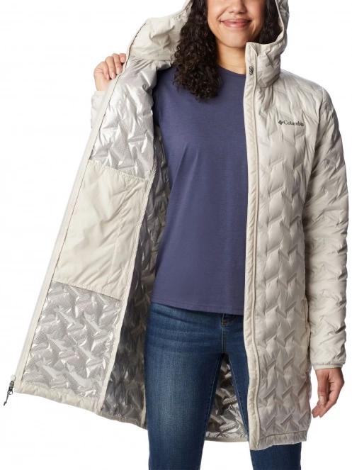 jacheta de puf pt. femei Columbia Delta Ridge Long Down Jacket nisip 6