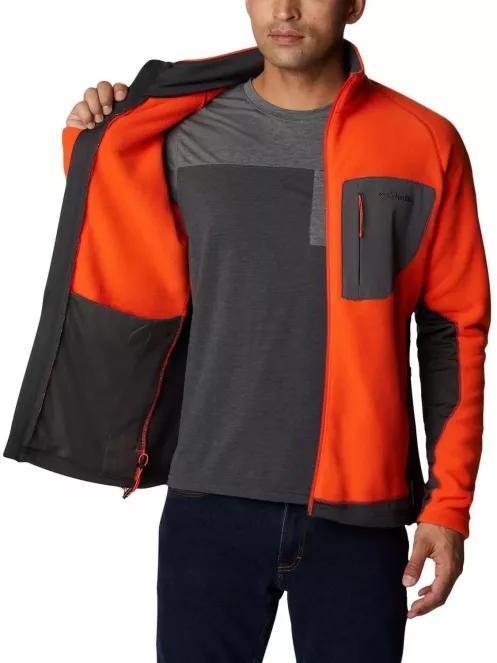 pulover polar pt. barbati Columbia M Polar Powder Full Zip portocaliu 5