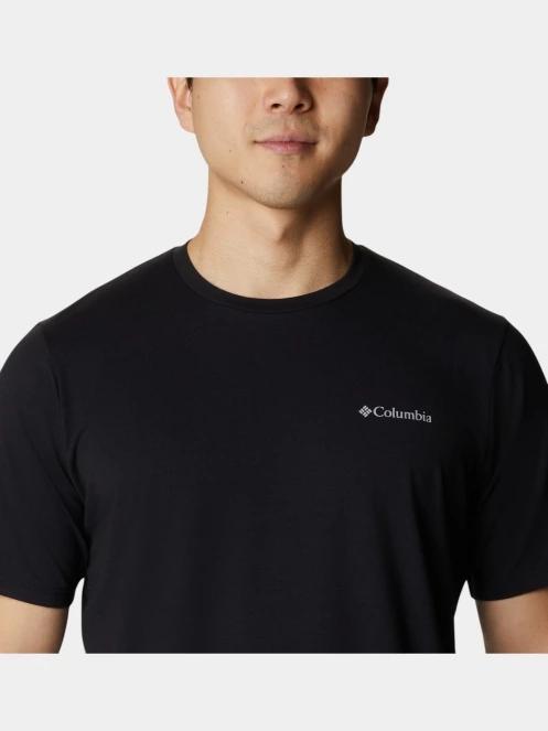 tricou pentru sport, cu maneci scurte pt. barbati Columbia Men's Sun Trek Short Sleeve Tee negru 6