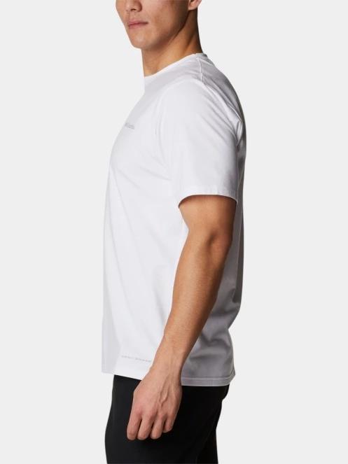 tricou pentru sport, cu maneci scurte pt. barbati Columbia Men's Sun Trek Short Sleeve Tee alb 3