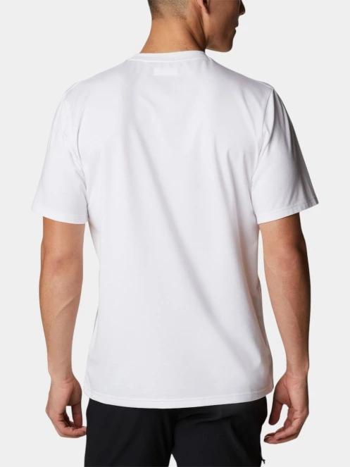 tricou pentru sport, cu maneci scurte pt. barbati Columbia Men's Sun Trek Short Sleeve Tee alb 4