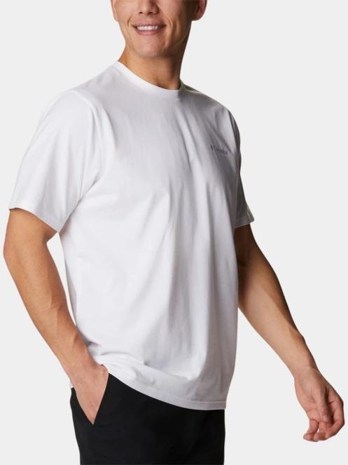 tricou pentru sport, cu maneci scurte pt. barbati Columbia Men's Sun Trek Short Sleeve Tee alb 5