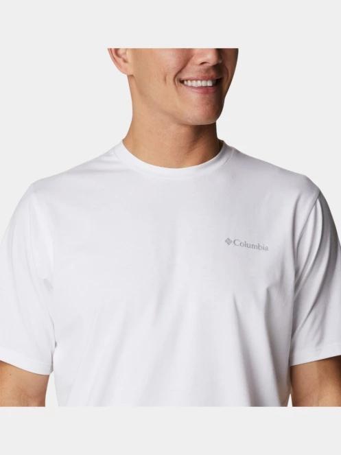 tricou pentru sport, cu maneci scurte pt. barbati Columbia Men's Sun Trek Short Sleeve Tee alb 6