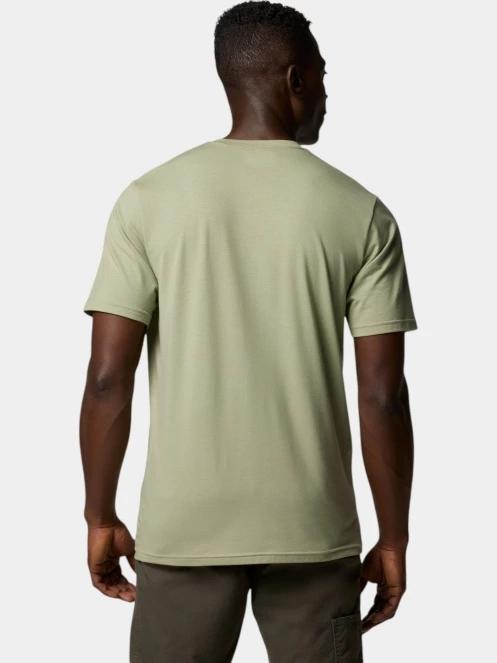 tricou pentru sport, cu maneci scurte pt. barbati Columbia Men's Sun Trek Short Sleeve Tee verde 4