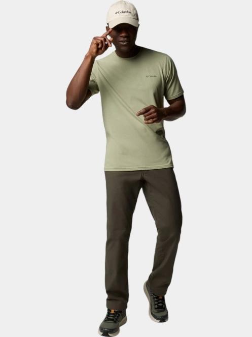 tricou pentru sport, cu maneci scurte pt. barbati Columbia Men's Sun Trek Short Sleeve Tee verde 5