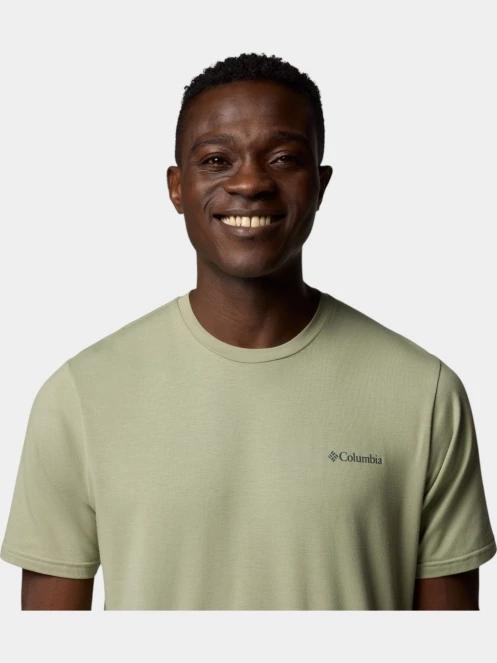 tricou pentru sport, cu maneci scurte pt. barbati Columbia Men's Sun Trek Short Sleeve Tee verde 6