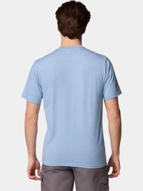 tricou pentru sport, cu maneci scurte pt. barbati Columbia Men's Sun Trek Short Sleeve Tee albastru 4