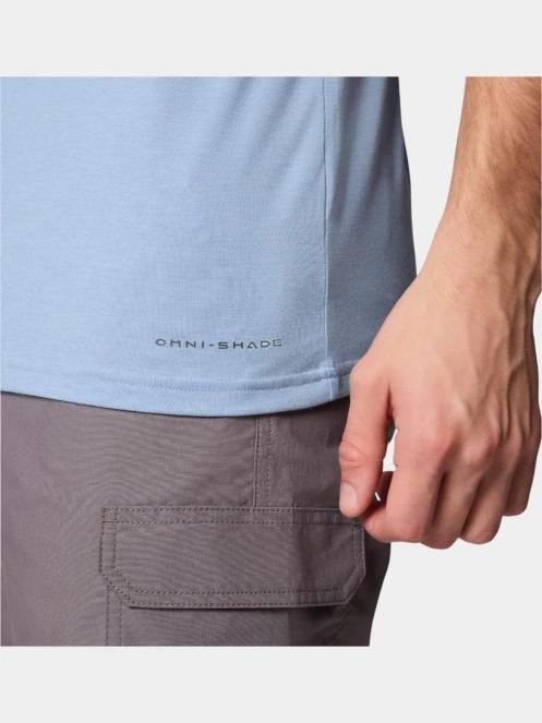 tricou pentru sport, cu maneci scurte pt. barbati Columbia Men's Sun Trek Short Sleeve Tee albastru 5