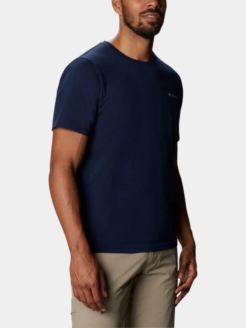 tricou pentru sport, cu maneci scurte pt. barbati Columbia Men's Sun Trek Short Sleeve Tee albastru 5