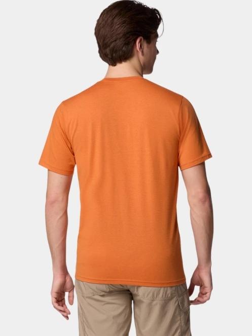 tricou pentru sport, cu maneci scurte pt. barbati Columbia Men's Sun Trek Short Sleeve Tee rosu 4
