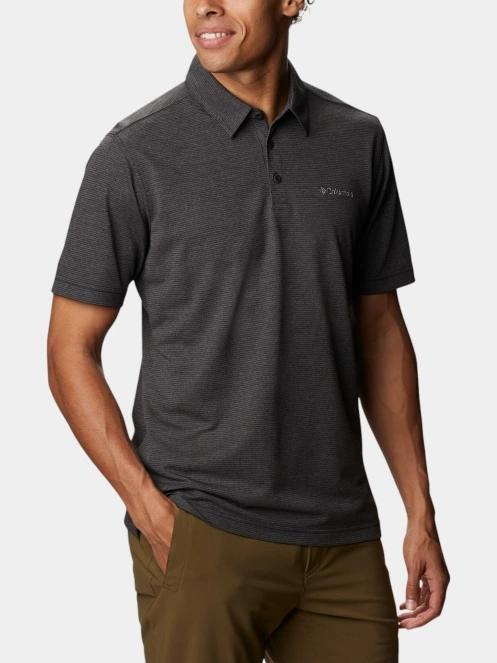 tricou cu guler pt. barbati Columbia Havercamp Pique Polo negru 5