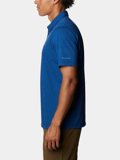 tricou cu guler pt. barbati Columbia Havercamp Pique Polo albastru 3