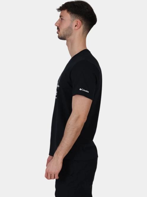 tricou cu maneci scurte pt. barbati Columbia Path Lake Graphic Tee II negru 3