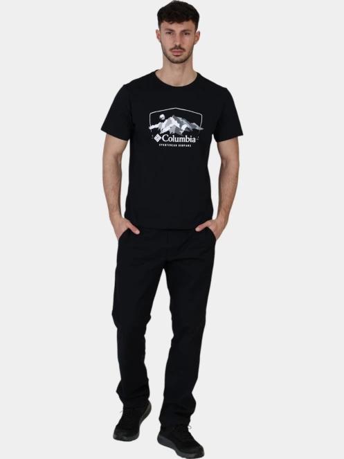 tricou cu maneci scurte pt. barbati Columbia Path Lake Graphic Tee II negru 6