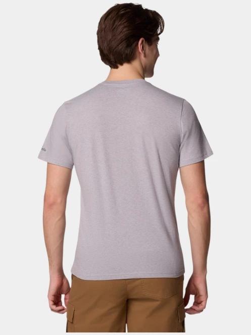 tricou cu maneci scurte pt. barbati Columbia Path Lake Graphic Tee II gri 6