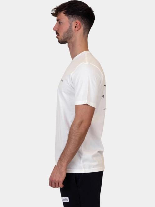 tricou cu maneci scurte pt. barbati Columbia Rapid Ridge Back Graphic Tee II alb 3