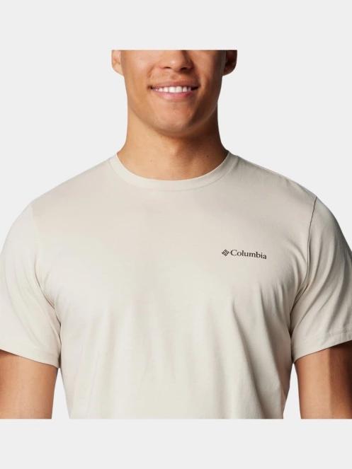 tricou cu maneci scurte pt. barbati Columbia Rapid Ridge Back Graphic Tee II nisip 5