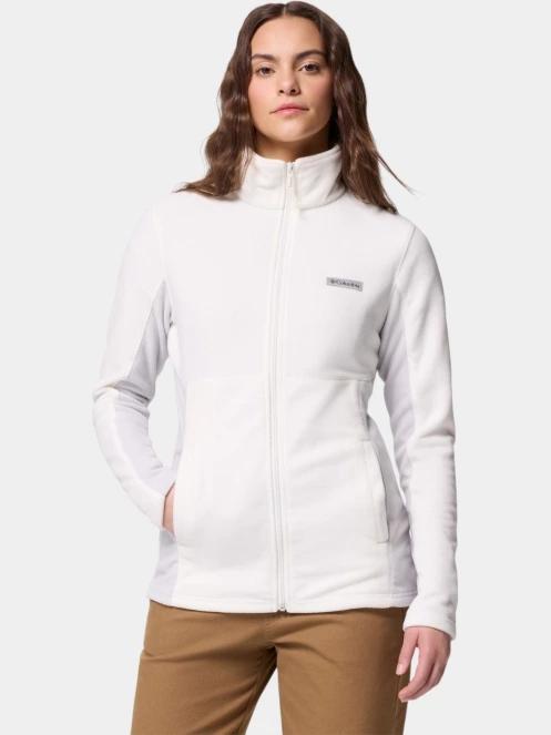 pulover polar pt. femei Columbia Basin Trail III Full Zip alb 2