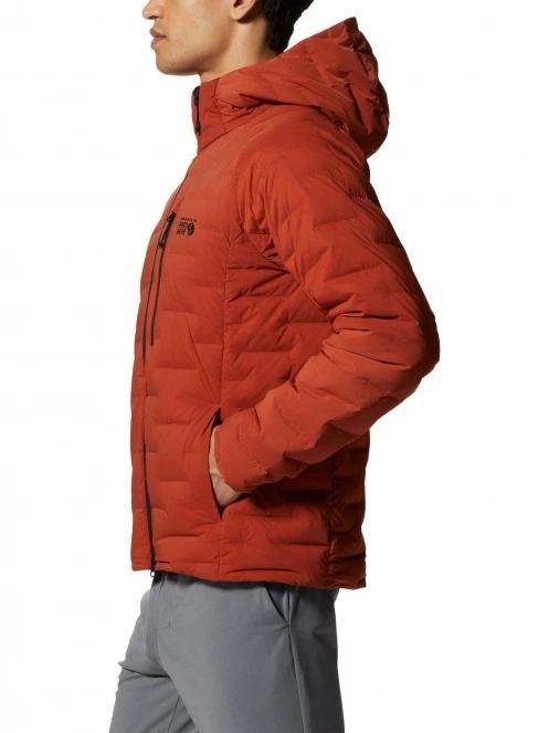 jacheta de puf pt. barbati Mountain Hardwear Stretchdown Hoody portocaliu 3