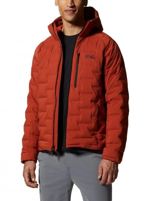 jacheta de puf pt. barbati Mountain Hardwear Stretchdown Hoody portocaliu 5