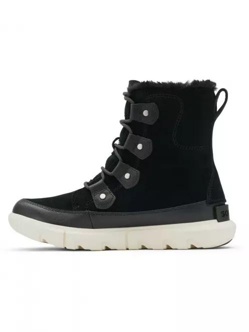 cizme de zapada pt. femei Sorel Sorel Explorer II Joan Faux Fur negru 4
