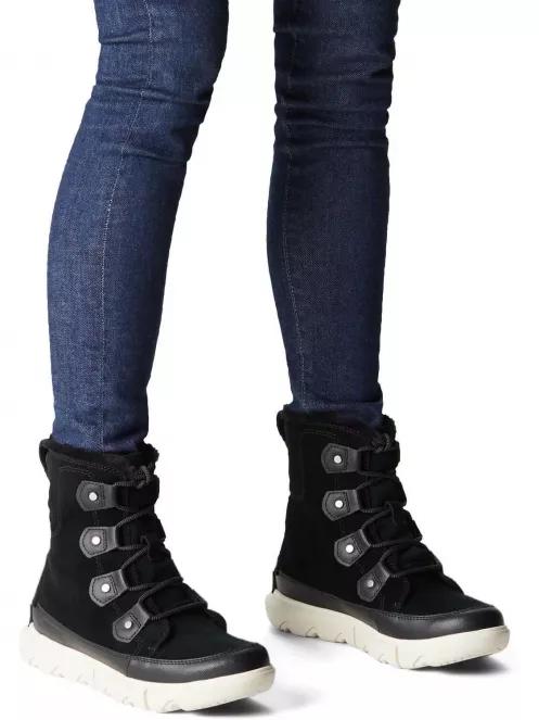 cizme de zapada pt. femei Sorel Sorel Explorer II Joan Faux Fur negru 8