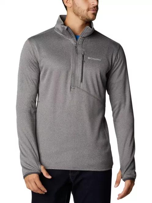 pulover polar pt. barbati Columbia Park View Fleece Half Zip gri 2