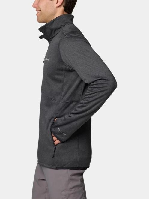 pulover polar pt. barbati Columbia Park VIew Fleece Full Zip negru 3