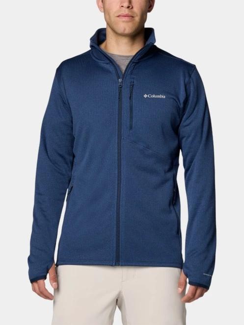 pulover polar pt. barbati Columbia Park VIew Fleece Full Zip albastru 2