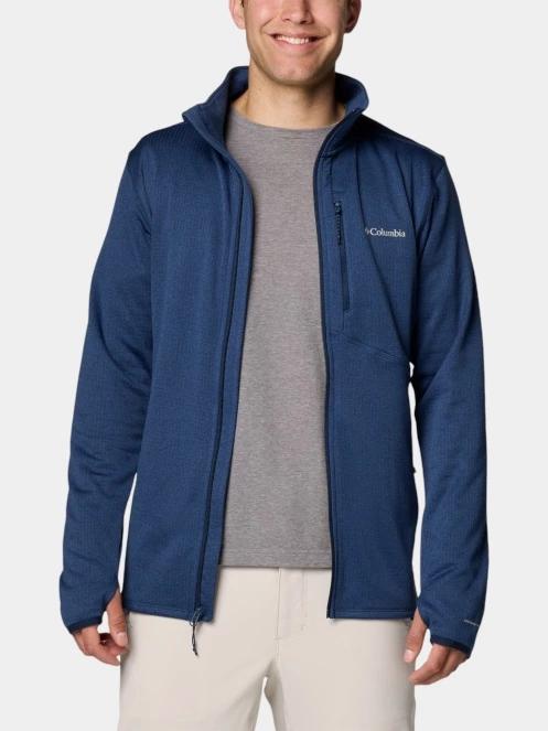 pulover polar pt. barbati Columbia Park VIew Fleece Full Zip albastru 5