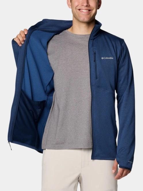 pulover polar pt. barbati Columbia Park VIew Fleece Full Zip albastru 6