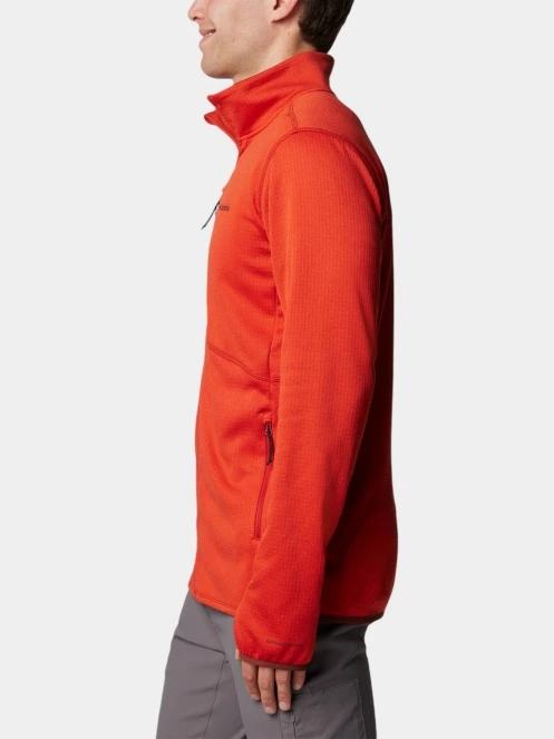 pulover polar pt. barbati Columbia Park VIew Fleece Full Zip rosu 3