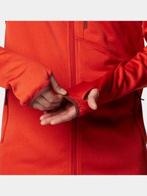 pulover polar pt. barbati Columbia Park VIew Fleece Full Zip rosu 8