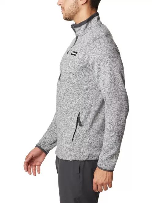 pulover polar pt. barbati Columbia Sweater Weather Full Zip gri 4