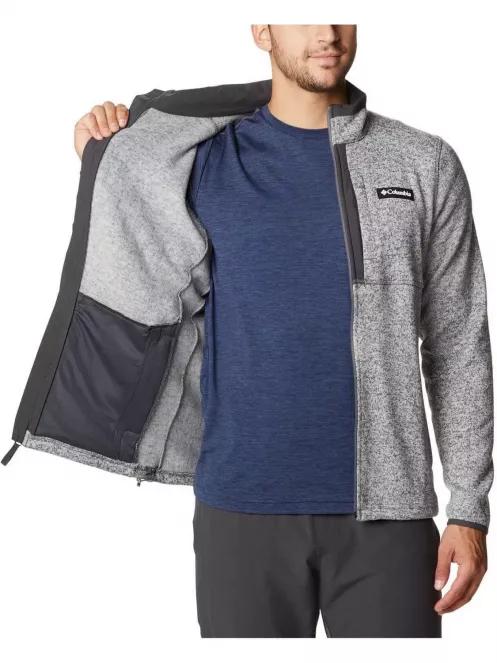 pulover polar pt. barbati Columbia Sweater Weather Full Zip gri 5