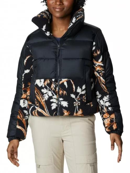 jacheta de strada pt. femei Columbia Leadbetter Point Sherpa Hybrid negru 2