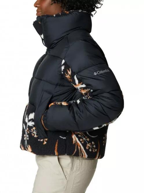 jacheta de strada pt. femei Columbia Leadbetter Point Sherpa Hybrid negru 4
