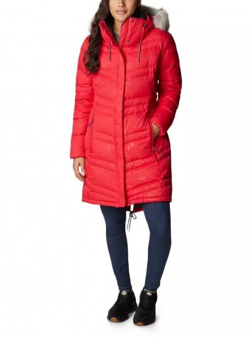 jacheta de puf pt. femei Columbia Catherine Creek Mid Down Jacket rosu 2