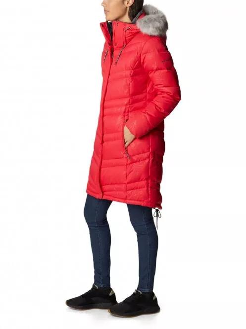 jacheta de puf pt. femei Columbia Catherine Creek Mid Down Jacket rosu 4