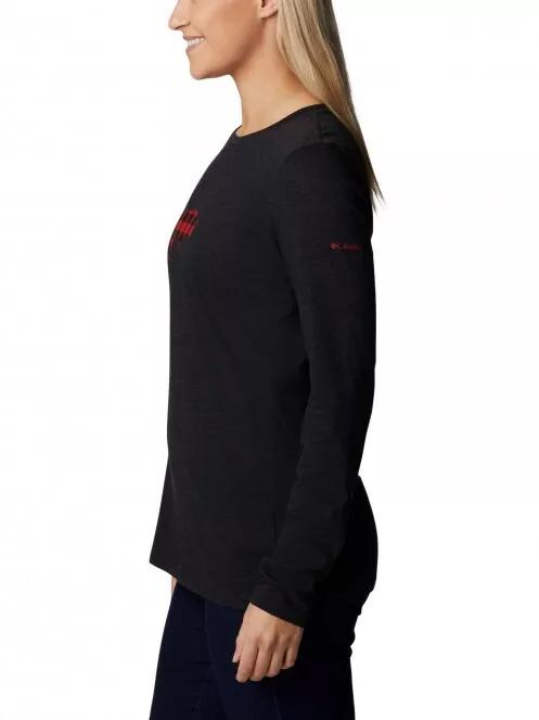 tricou cu maneci lungi pt. femei Columbia Hidden Haven LS Tee gri 4
