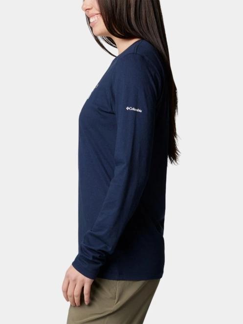 tricou cu maneci lungi pt. femei Columbia Hidden Haven Long Sleeve Tee albastru 3