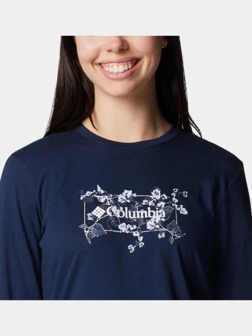 tricou cu maneci lungi pt. femei Columbia Hidden Haven Long Sleeve Tee albastru 6
