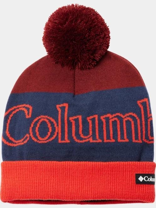 caciula cu mot pt. femei Columbia Polar Powder II Beanie rosu 2