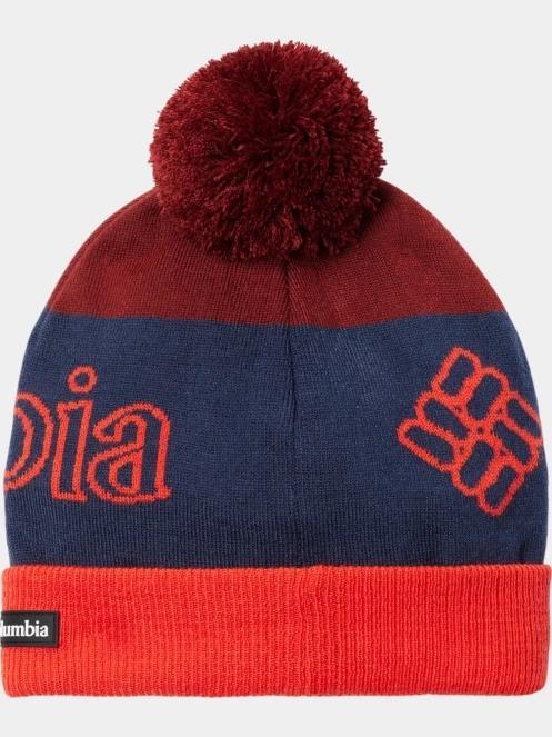 caciula cu mot pt. femei Columbia Polar Powder II Beanie rosu 3